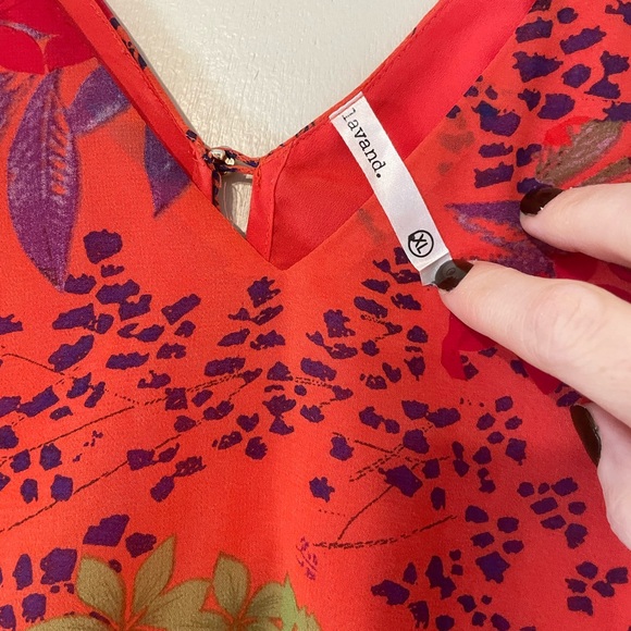 Vibrant Floral Sleeveless Dress - Picture 2 of 5